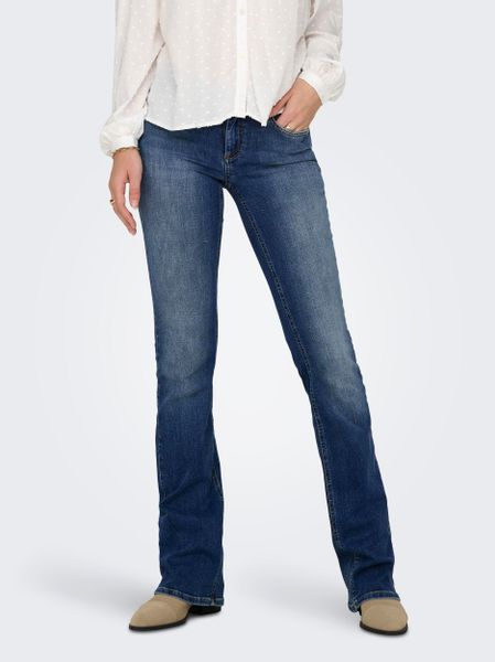 ONLY Bootcut-Jeans "ONLBLUSH – Bootcut-Jeans mit niedriger Leibhöhe und Str günstig online kaufen