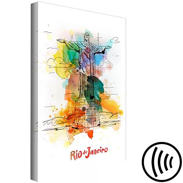 Wandbild Rainbow Rio (1 Part) Vertical XXL günstig online kaufen