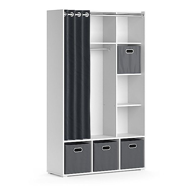Vicco Kleiderschrank Luigi, Weiß, 105.8 x günstig online kaufen