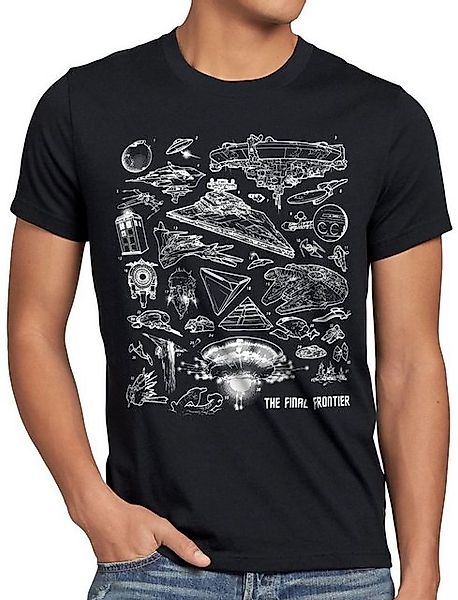 style3 T-Shirt Space Ships sci-fi Tardis Viper Kampfstern Galactica Dr Doct günstig online kaufen