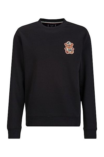 19V69 ITALIA Sweatshirt 19V69 Italia by Versace - Sweatshirt mit Teddy-Patc günstig online kaufen