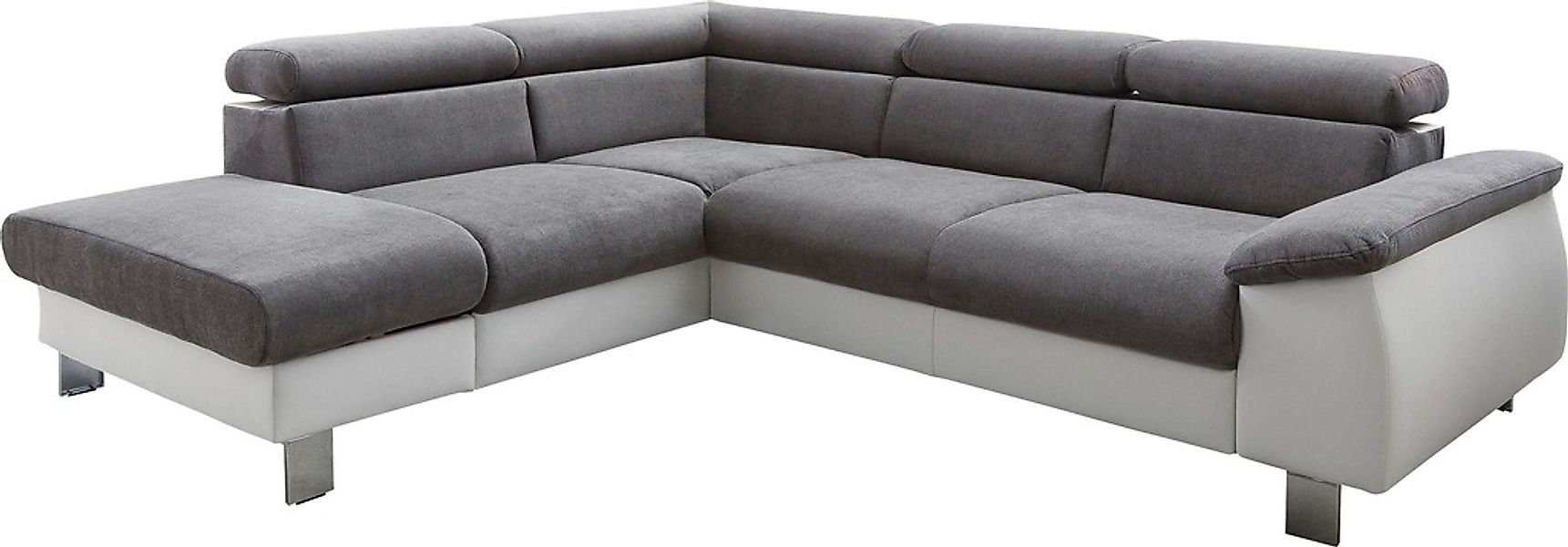COTTA Ecksofa "Komaris L-Form mit Kopfteilverstellung", wahlweise mit Bettf günstig online kaufen