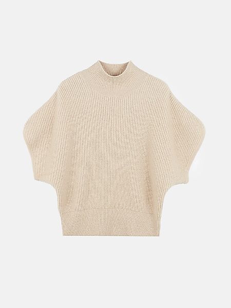 GOBI Cashmere Stricktop Kurzärmeliger Rollkragenpullover aus günstig online kaufen