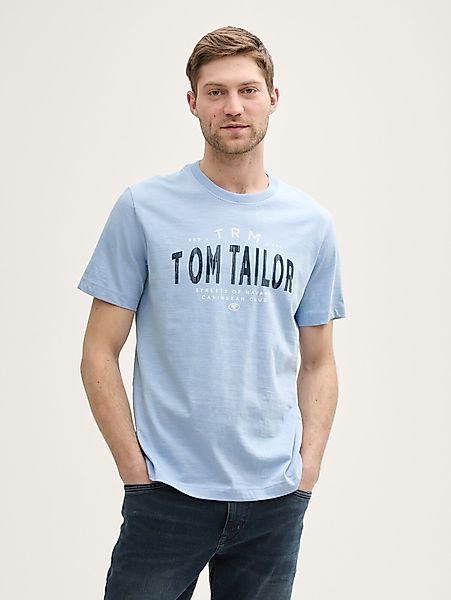 TOM TAILOR T-Shirt T-Shirt mit Logo-Print günstig online kaufen