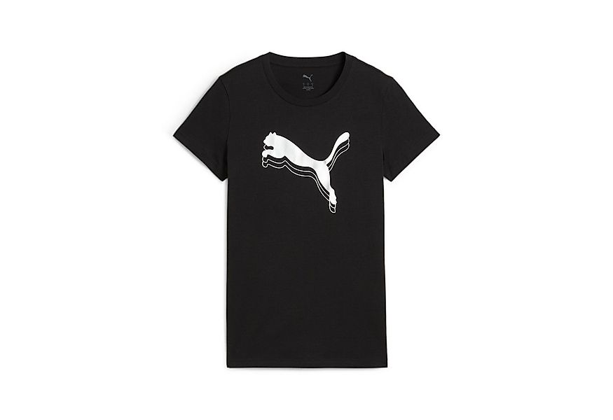 PUMA T-Shirt ESS METALLIC TEE Regular Fit, sportlicher Stil, Rundhalsaussch günstig online kaufen