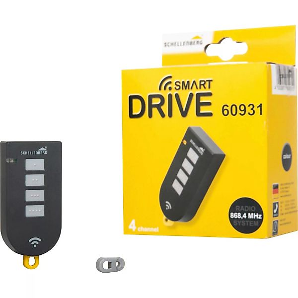 Schellenberg Funk-Handsender Smart Drive 4-Kanal 8684 MHz Anthrazit günstig online kaufen