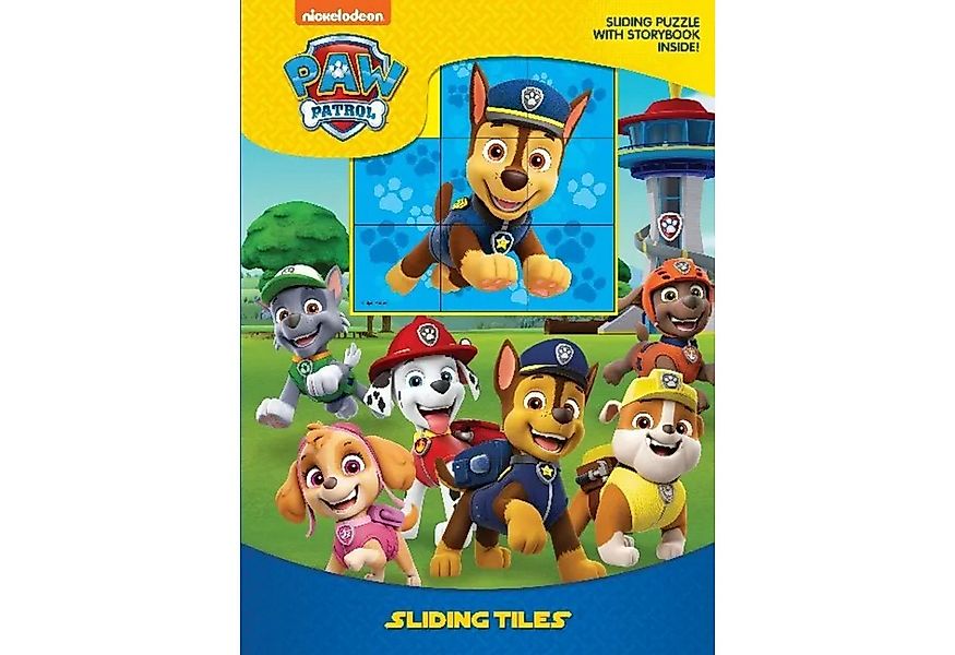 Puzzle Paw Patrol, Bilderbuch mit Schiebepuzzle, 19 Puzzleteile günstig online kaufen