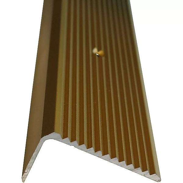 Treppenwinkelprofil 45 mm x 20 mm Messing 1000 mm günstig online kaufen