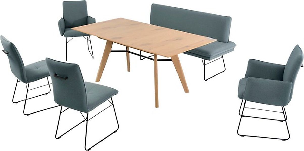 K+W Komfort & Wohnen Essgruppe »Giacomo IV« 6 Stk. tlg. Polsterbank in 2 Gr günstig online kaufen