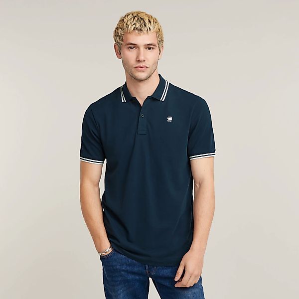 G-STAR "Poloshirt Dunda slim stripe" in Kurzarm-Form günstig online kaufen