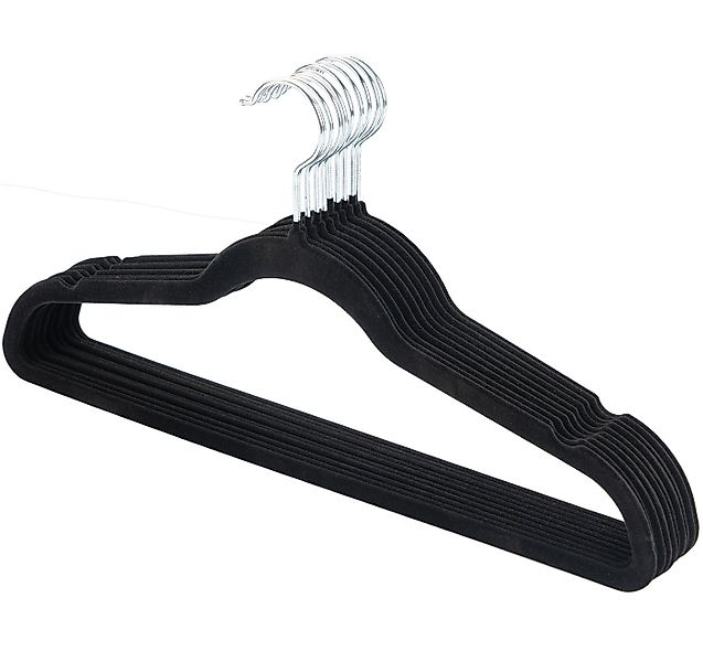 ElitVita Kleiderbügel Samt Kleiderbügel, Anti-Rutsch, mit 360° Drehbarer Ha günstig online kaufen