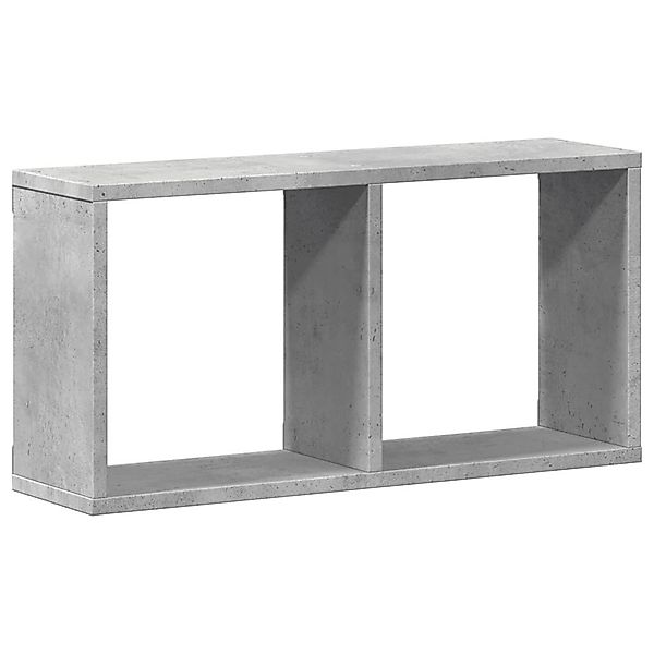 vidaXL Regal Wandschrank 60x16x30 cm Betongrau günstig online kaufen