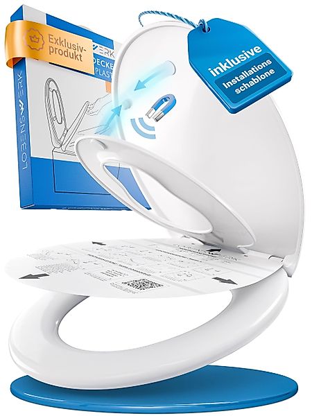 Lobenswerk WC-Sitz Toilettendeckel mit Absenkautomatik [Einfache günstig online kaufen
