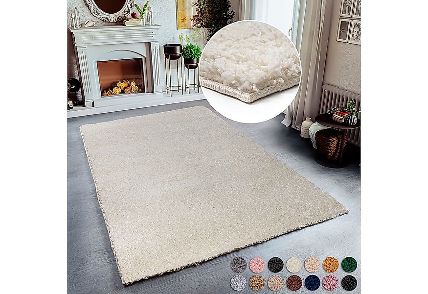 my home Hochflor-Teppich Viva Shaggy, in Standard- und Premium-Qualität, 30 günstig online kaufen
