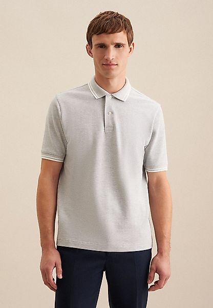 seidensticker T-Shirt "Regular", Kurzarm Kragen Streifen platziert günstig online kaufen