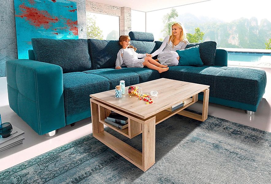 Jockenhöfer Gruppe Ecksofa »Orlando L-Form« mit Bettfunktion, Bettkasten un günstig online kaufen