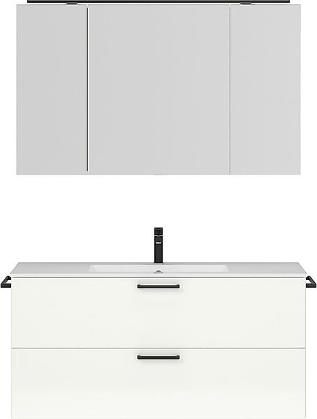 nobilia® Badmöbel-Set »Tolvina«, (2 St., vormontiert, mit Soft-Close), inkl günstig online kaufen