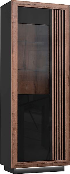 FORTE Vitrine "Savona", Höhe 197 cm, inkl. Sockelbeleuchtung günstig online kaufen