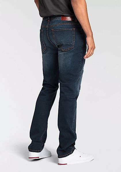 Bruno Banani Straight-Jeans "Hutch", gerade Beinform, mit Destroyed-Effekte günstig online kaufen