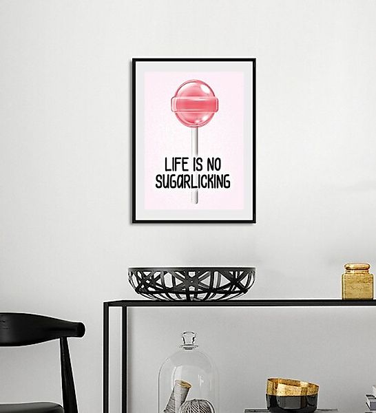 queence Bild "LIFE IS NO SUGARLICKING", Schriftzug, (1 St.) günstig online kaufen