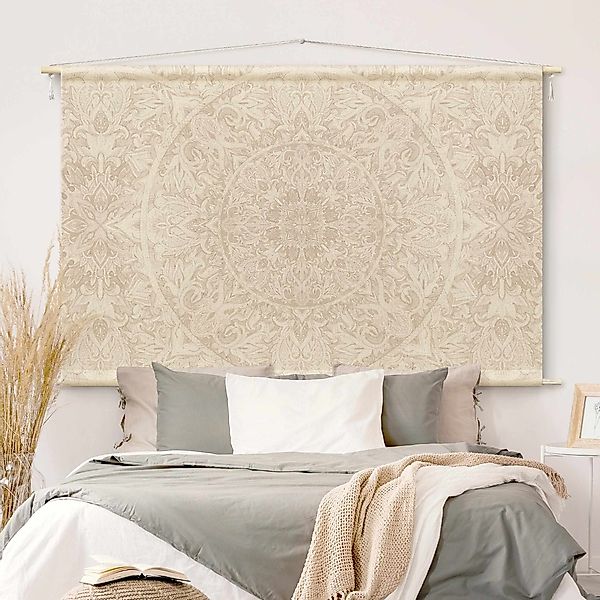 Bilderdepot24 Wandteppich modern Mandala Aquarell Muster günstig online kaufen