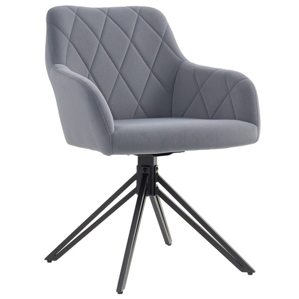 HOMCOM Relaxsessel Esszimmerstuhl Polsterstuhl mit Armlehne günstig online kaufen