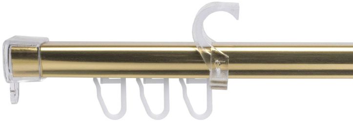 Liedeco U-Schiene "U-STORELAU01GS" 1 läufig-läufig Fixmaß günstig online kaufen