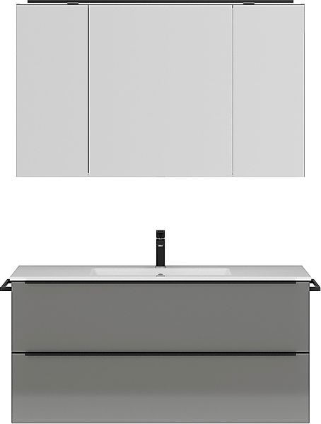 nobilia Badmöbel-Set "Levere", (2 St., vormontiert, mit Soft-Close), inkl. günstig online kaufen