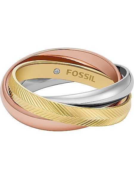 Fossil Fingerring Fossil Damen-Damenring Edelstahl günstig online kaufen