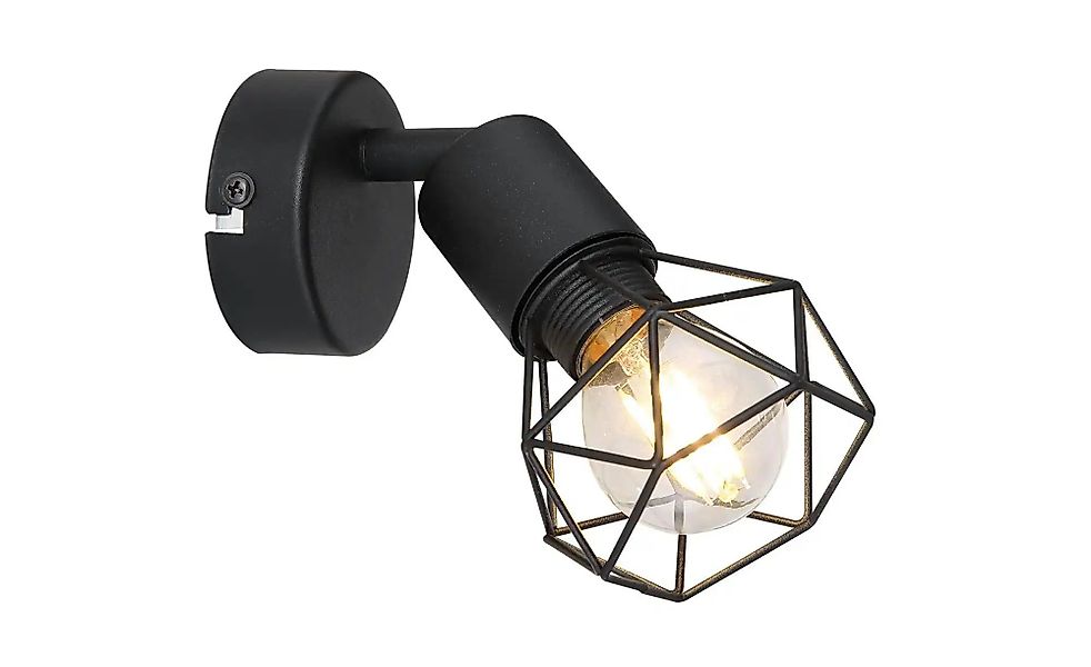 Globo Lighting Wandleuchte   ¦ schwarz ¦ Maße (cm): B: 13 H: 13,5 T: 8.0 La günstig online kaufen