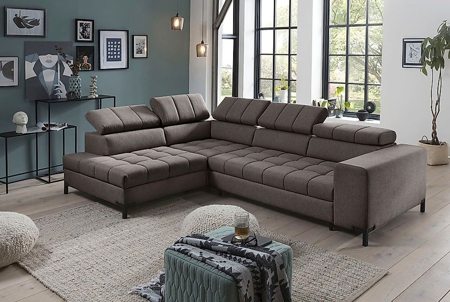 exxpo - sofa fashion Ecksofa »Bocco, hochwertige Verarbeitung, toller Sitzk günstig online kaufen