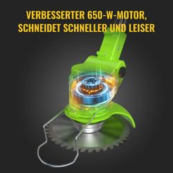 CONENTOOL Akku-Rasentrimmer 21V Elektro-Rasentrimmer, 15 cm günstig online kaufen