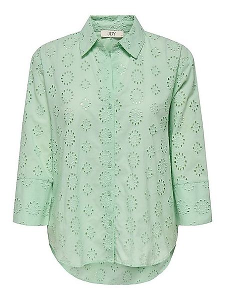 JACQUELINE de YONG Blusenshirt Trendiges mit Lochstickerei und längerer Rüc günstig online kaufen