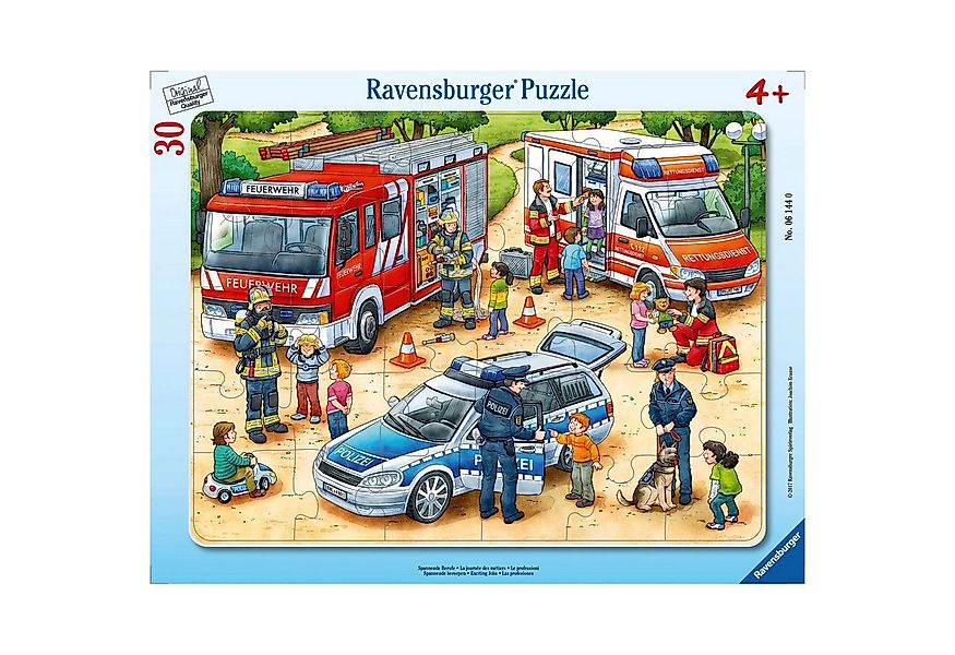 Ravensburger Puzzle Spannende Berufe. Kinderpuzzle 30 Teile, 30 Puzzleteile günstig online kaufen