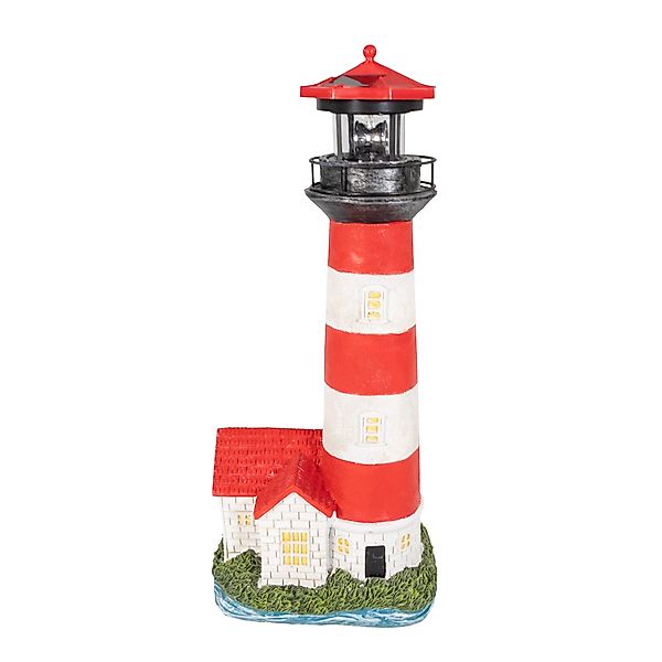 Lemodo LED-Dekofigur Leuchtturm mit Solarlicht und günstig online kaufen
