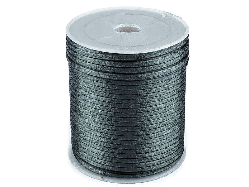 maDDma 90m Satinschnur 2mm Seil, blaugrau günstig online kaufen
