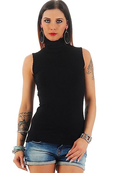 Mellice Rollkragenshirt Damen Ärmellos Rollkragen Shirt günstig online kaufen