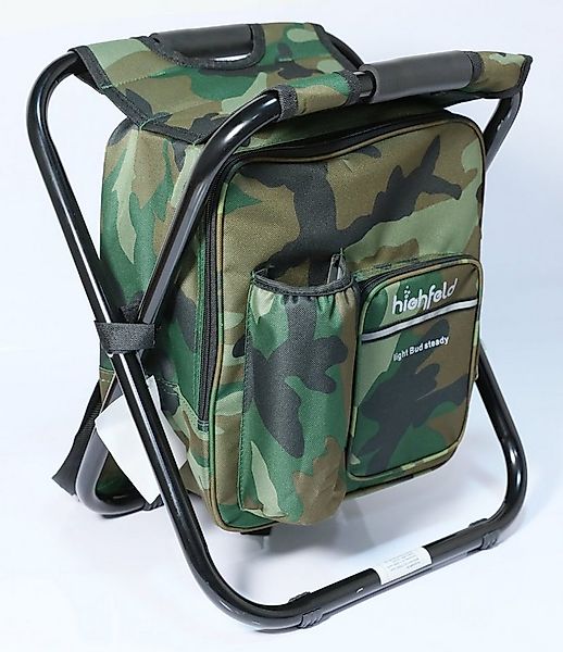highfeld Campinghocker Camping Hocker mit Rucksack camouflage (1 Stück), mi günstig online kaufen