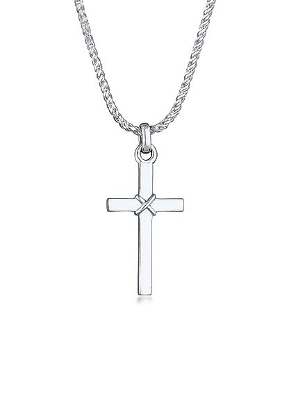 Kuzzoi Kette mit Anhänger Herren Kreuz günstig online kaufen