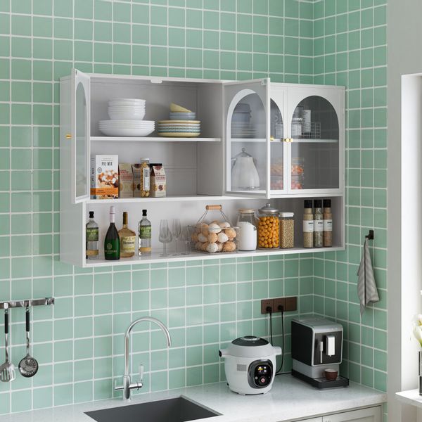 TavilaEcon Wandhängeschrank 120 cm großer Wandschrank günstig online kaufen