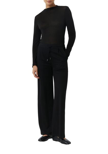 comma casual identity Langarmshirt semitransparente Optik günstig online kaufen