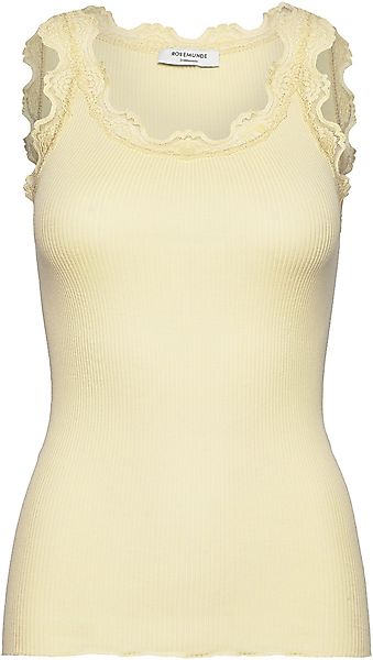 rosemunde Tanktop "Babette Silk Top" Vintage-Spitzenbesatz, breite Träger, günstig online kaufen
