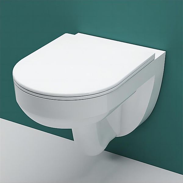 duschspa Tiefspül-WC hänge wc spülrandlos Wand günstig online kaufen