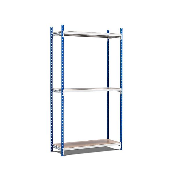 PROREGAL Fachbodenregal Maximus Pro HxBxT 220 x 125 x 50 cm 3 Ebenen Spanpl günstig online kaufen