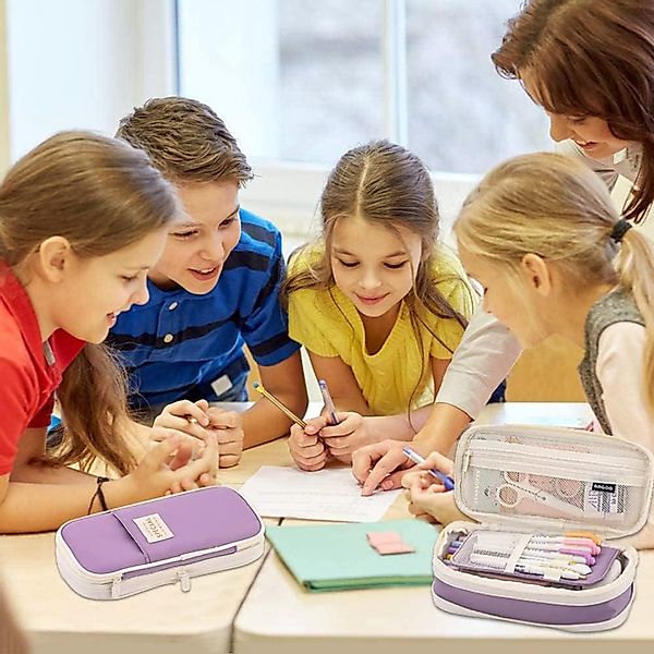 STILVORA Federmäppchen Federtasche Mäppchen mit mehreren günstig online kaufen
