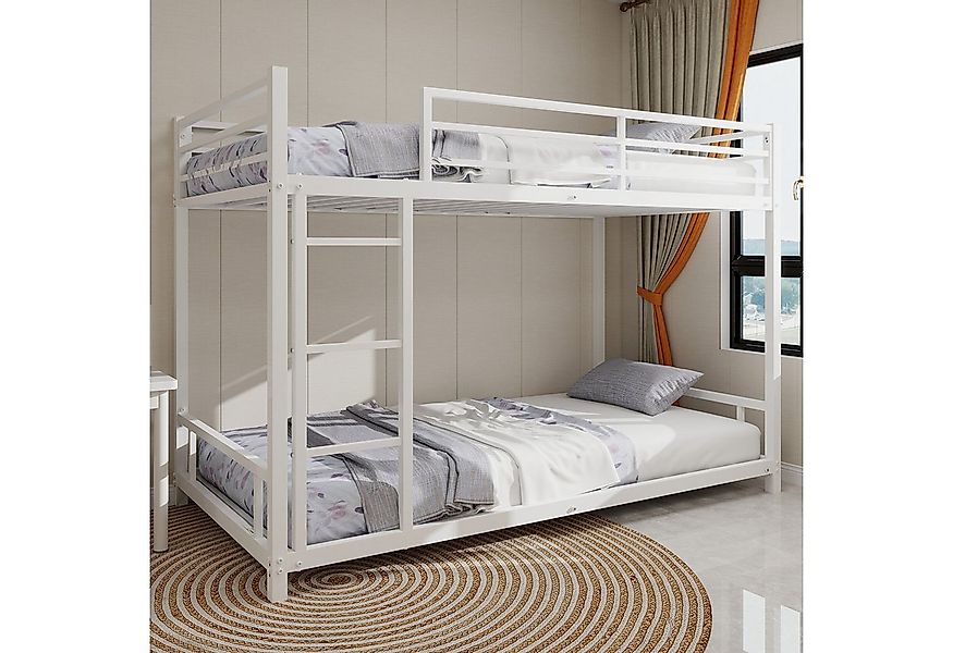 Odikalo Etagenbett Kinderbett Metallbett Hochbett Bettgestell Leiter 90x190 günstig online kaufen