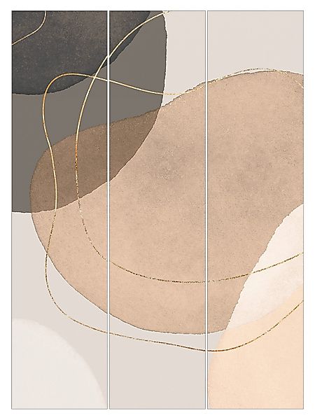 Bilderdepot24 Schiebegardine Flächenvorhang blickdicht Verspielte Impressio günstig online kaufen