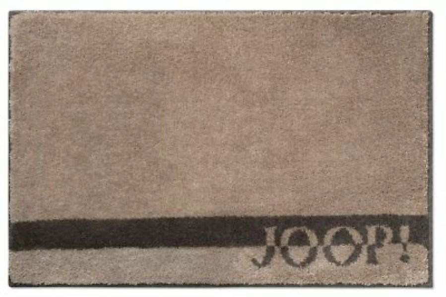 JOOP! Badteppich Logo Stripes 141 Sand - 1516 Badematten beige Gr. 70 x 120 günstig online kaufen