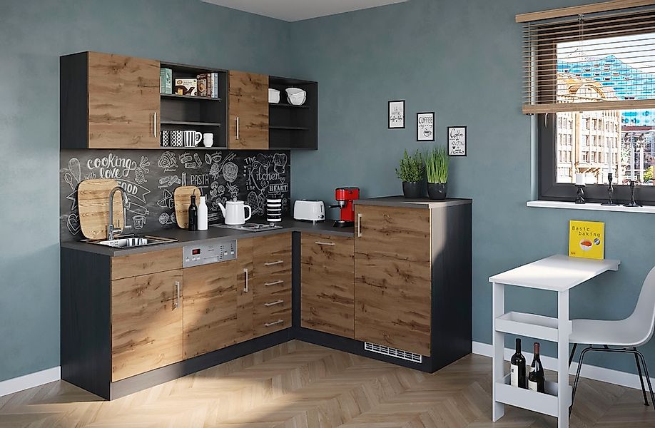 HELD MÖBEL Küche "Mali", Stellbreite 210/170 cm, mit E-Geräten günstig online kaufen