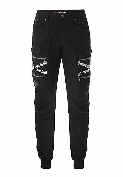 Cipo & Baxx Cargohose "Hose", mit Trendigen Markenschriftzügen günstig online kaufen